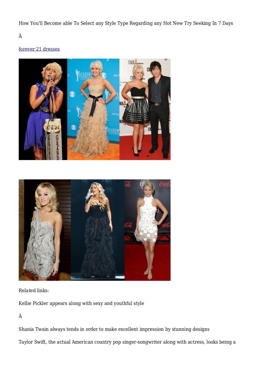 Best Dressed Country Music Stars in 2010