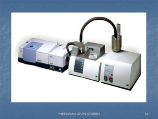 PREFORMULATION STUDIES 58
 