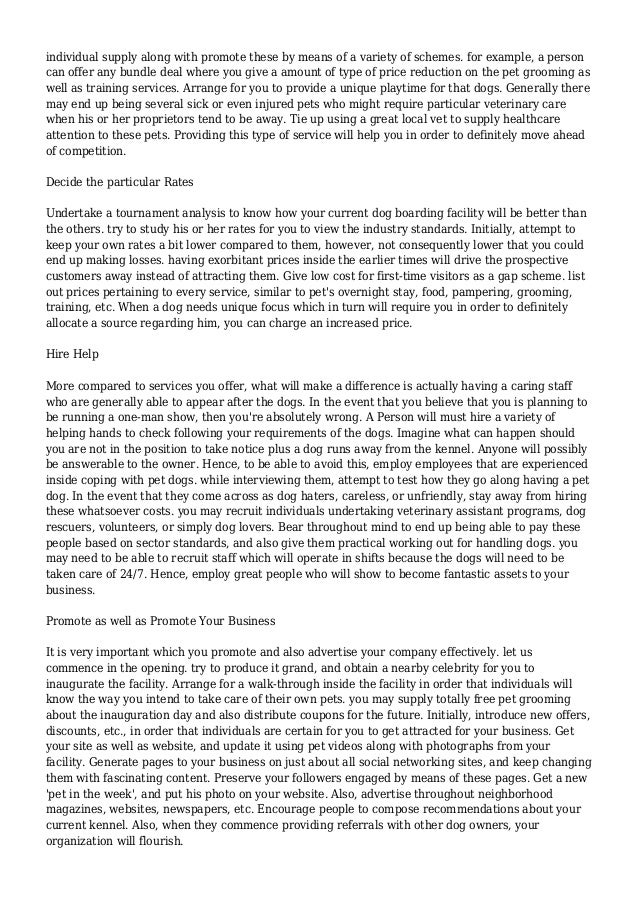How To Set Up A Dog Boarding Business How To Set Up A Dog Boarding Business
