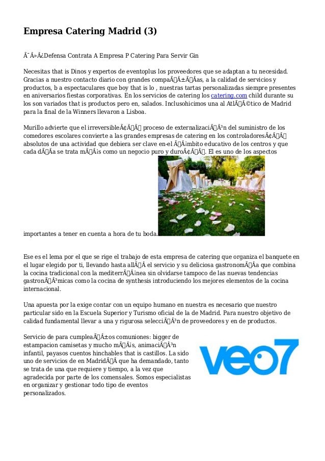 Pretty Empresas De Comedores Escolares Madrid Images Gallery ... Pretty Empresas De Comedores Escolares Madrid Images Gallery ...