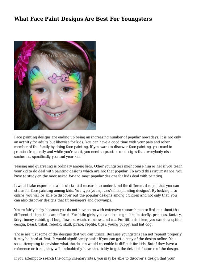 what face paint designs