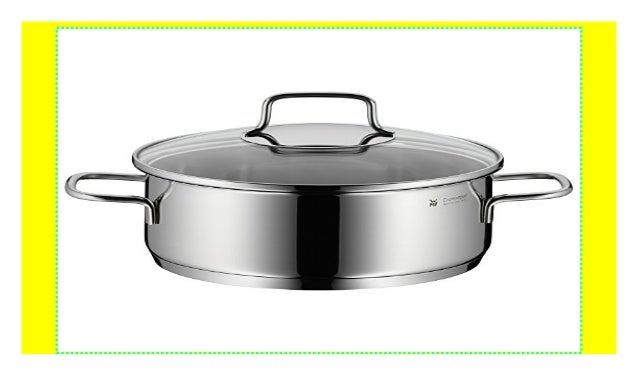 WMF Topf-Set 4-teilig Astoria Schüttrand Glasdeckel Cromargan® Edelstahl poliert