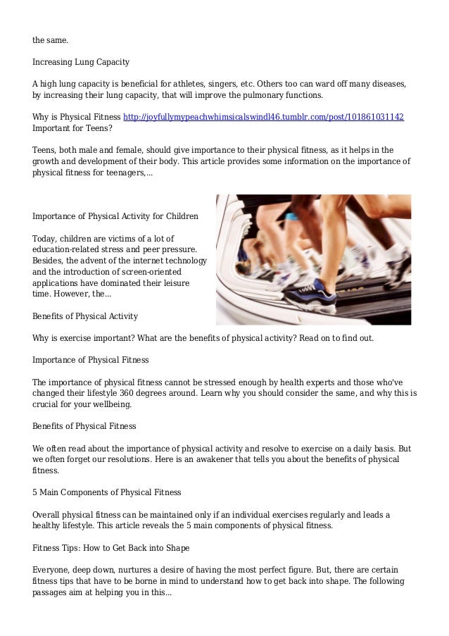 Physical Fitness Articles | Buzzle.com
