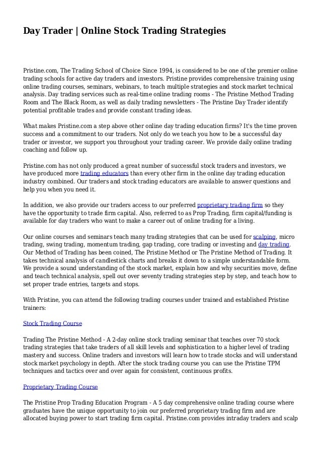 Us stock market trading strategies