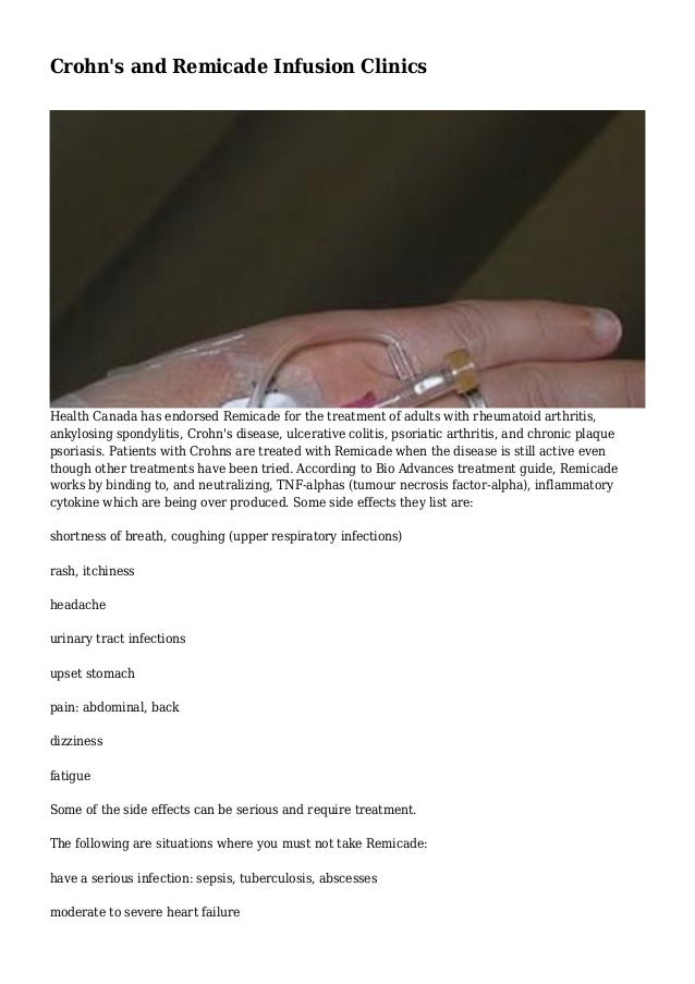 crohns and remicade infusion clinics how remicade works