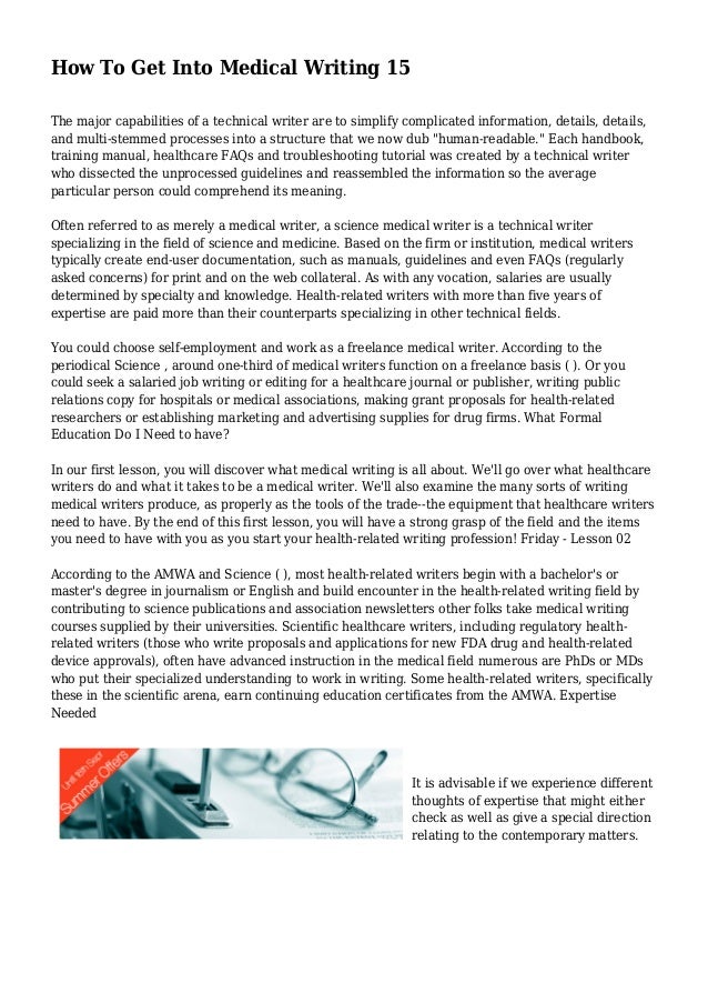 Medical writing company names Medical writing company names