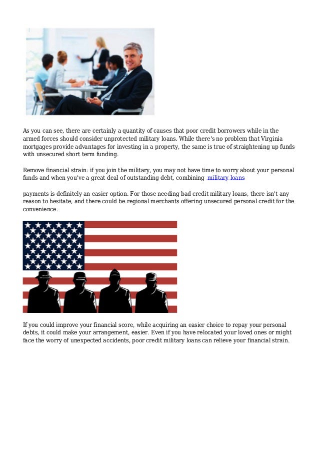 Bad Credit Military Loans >> Will There Be Bad Credit Military Loans For Private Necessities Bad Credit Military Loans >> Will There Be Bad Credit Military Loans For Private Necessities