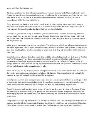 In Over Your Head How An Attorney Can Assist