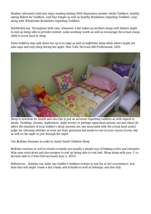 Tips to Help a Toddler Go to Bed Easily