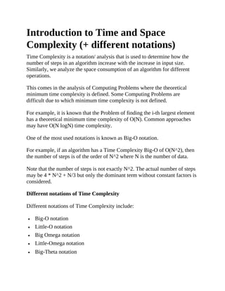 Time Complexity Analysis 1st Edition Aditya Chatterjee | PDF