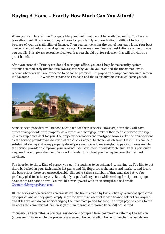 how much second home can i afford