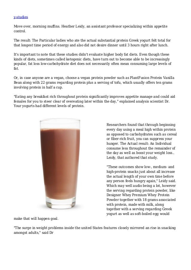  High protein low carb diets reduce hunger and boost weight loss say 