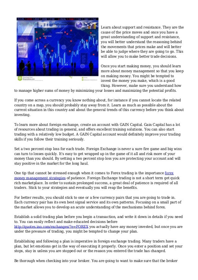 Review These Tips Before Trading On The Foreign Exchange Market - 2