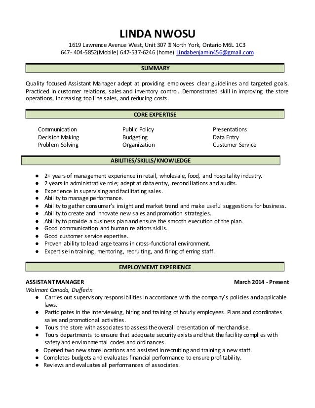 assistant manager resume rome fontanacountryinn com resume of assistant manager