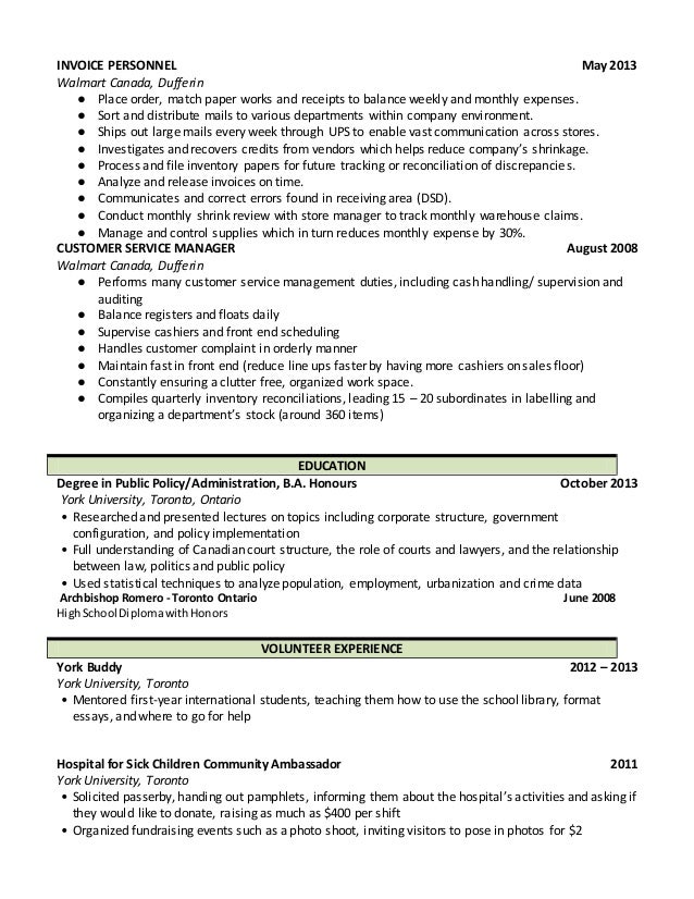 walmart manager resume under fontanacountryinn com resume of assistant manager