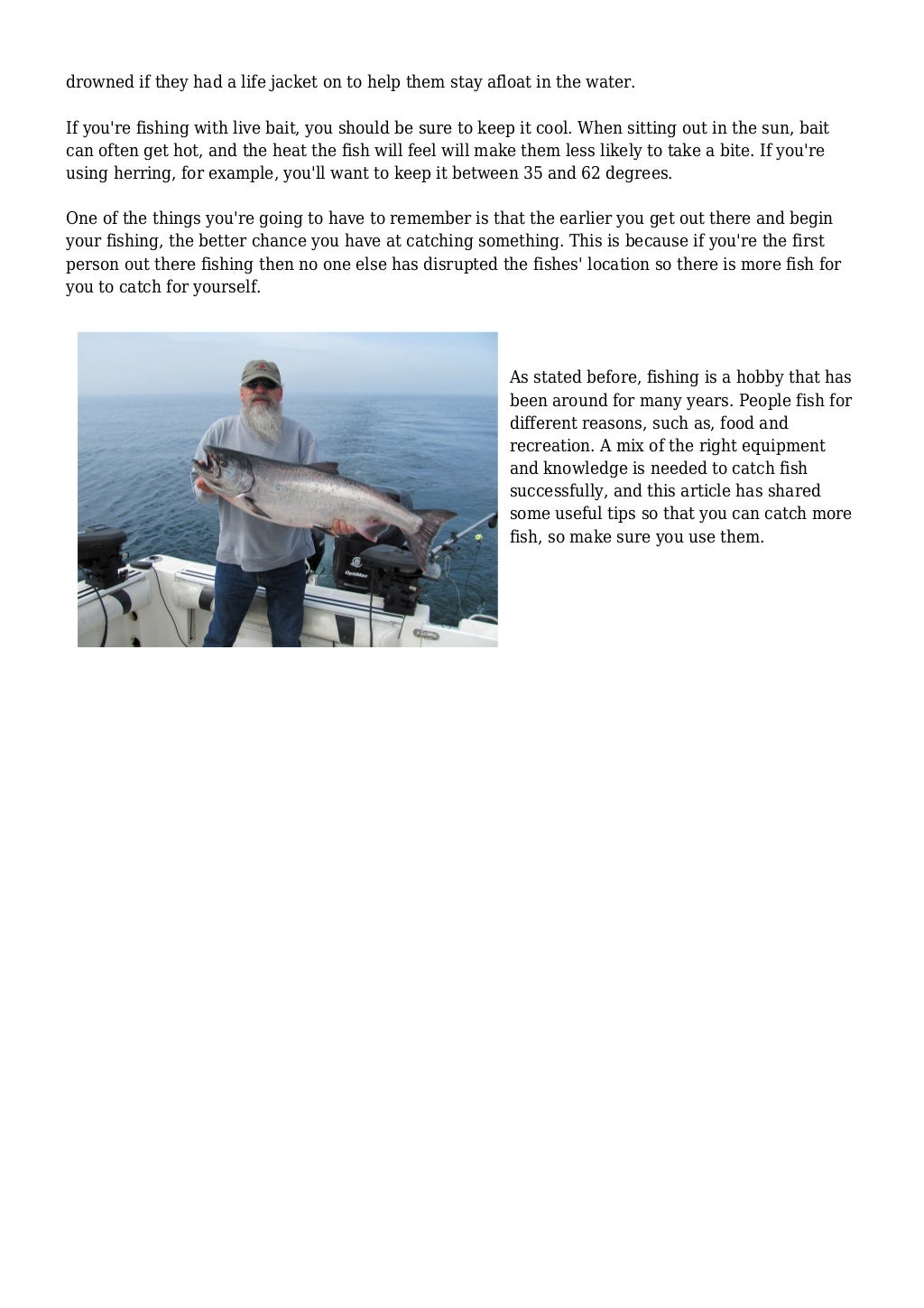 Proven Fish Catching Methods From The Specialists