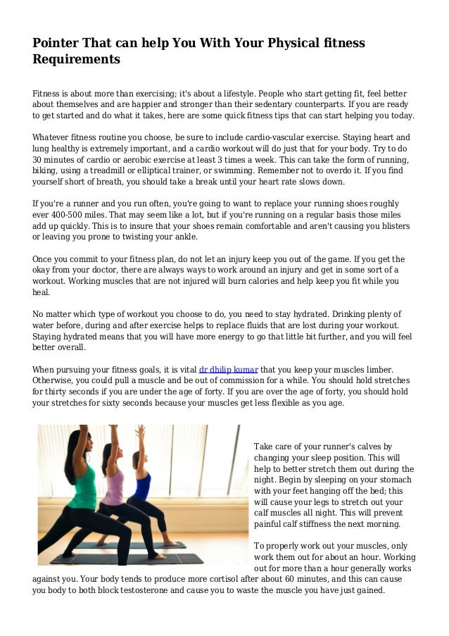 How Working Out Could Replace Your >> Pointer That Can Help You With Your Physical Fitness Requirements How Working Out Could Replace Your >> Pointer That Can Help You With Your Physical Fitness Requirements