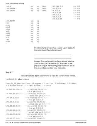 Junos Intermediate Routing Detailed Lab Guide 12th Juniper Networks | PDF