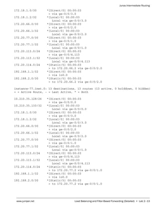 Junos Intermediate Routing Detailed Lab Guide 12th Juniper Networks | PDF