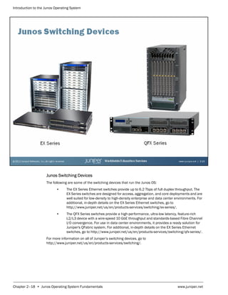 Junos Os Interface Introduction To The Junos Operating System Student Guide 12th Juniper ...