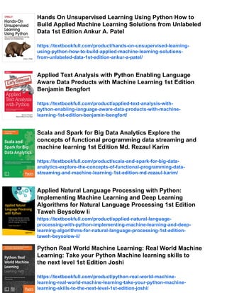 Scala Applied Machine Learning 1st Edition Pascal Bugnion | PDF