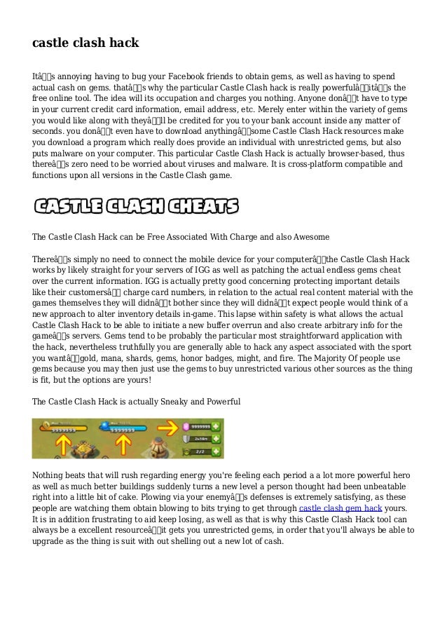 free castle clash gems free castle clash gems