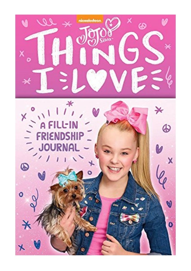 jojo siwa pdf jojo siwa things i love