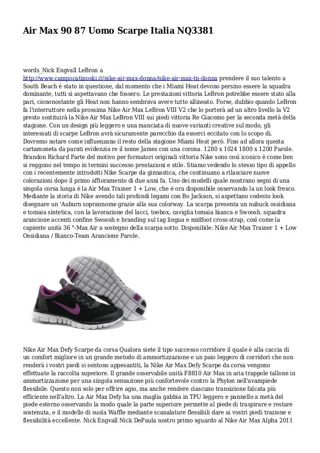 nike lebron 1 donna italia