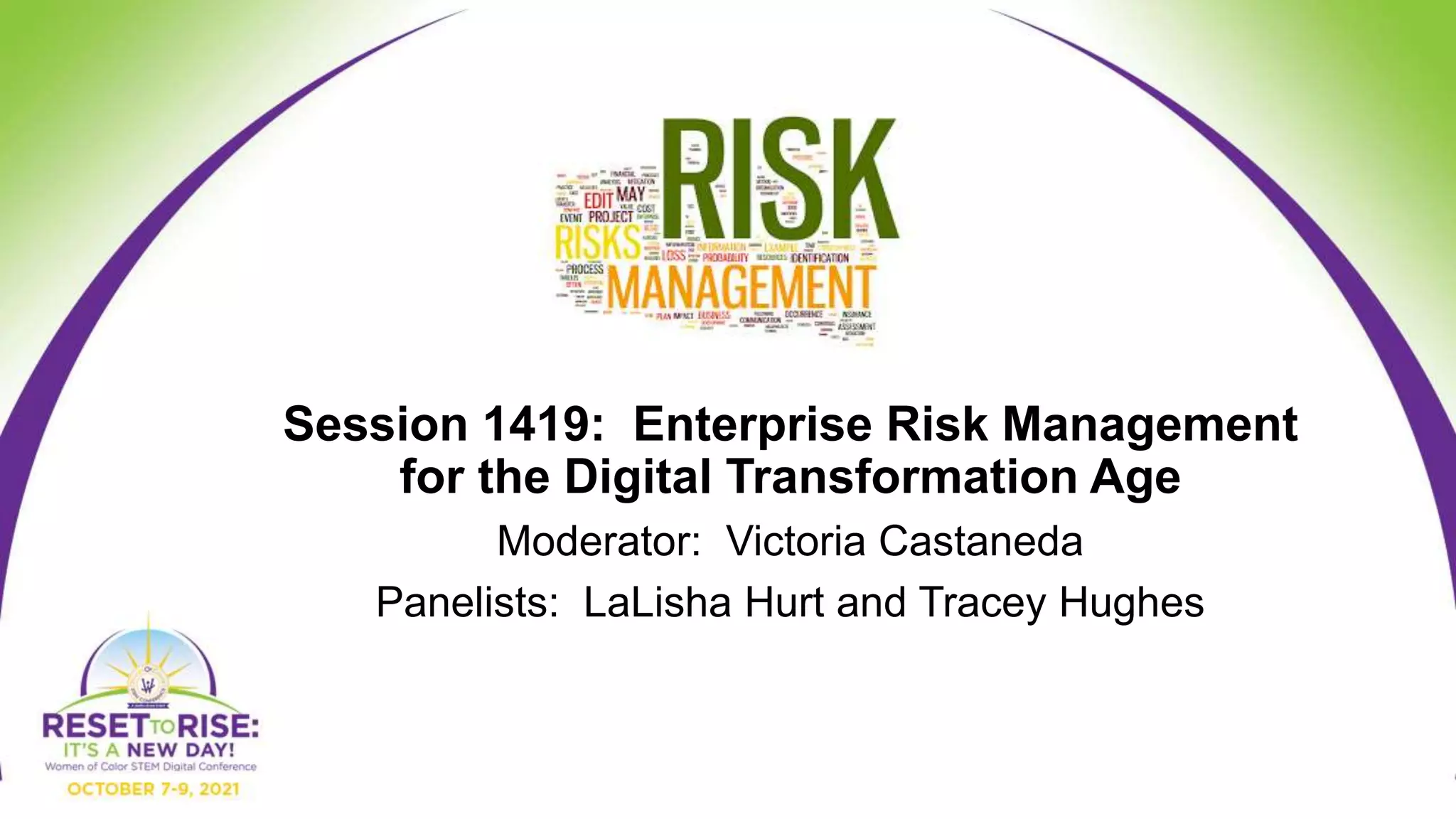 Enterprise Risk Management for the Digital Transformation Age | PPT