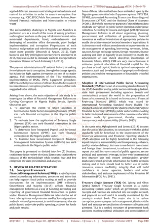 Effects of Financial Management Reforms on Financial Corruption in ...
