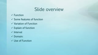 Function in Mathematics | PPTX