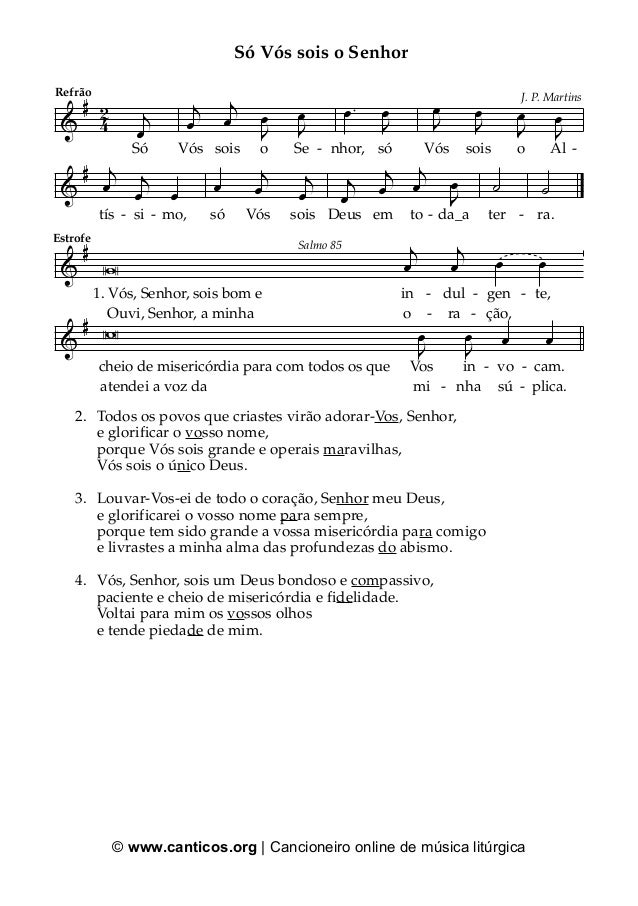142 Só Vós Sois o Senhor j p martins (Ado. Euc.)
