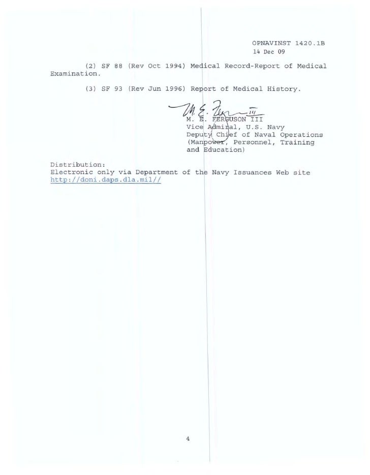 opnavinst 1420 1b officer programs resume examples opnavinst 1420 1 b