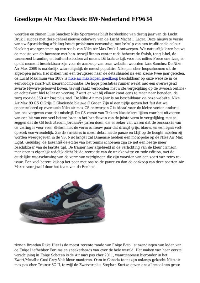 goedkope nike air max classic bw