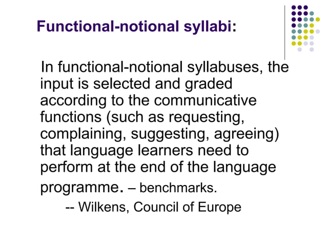 Syllabus Types PPT