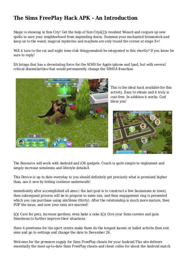 The sims freeplay hack ios