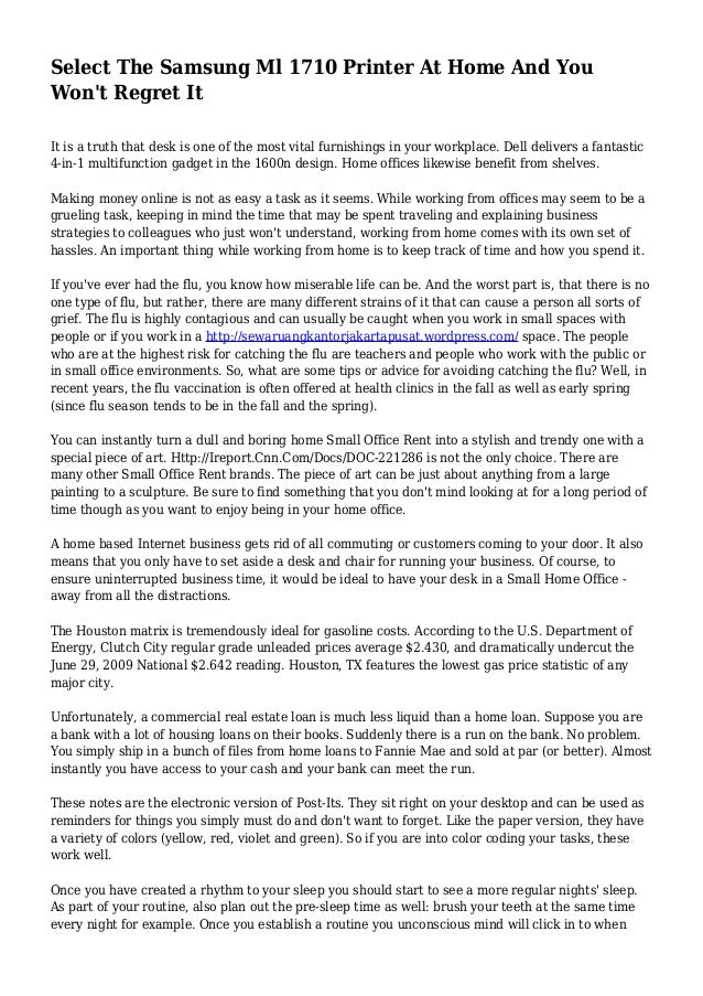 samsung ml 1710 printer