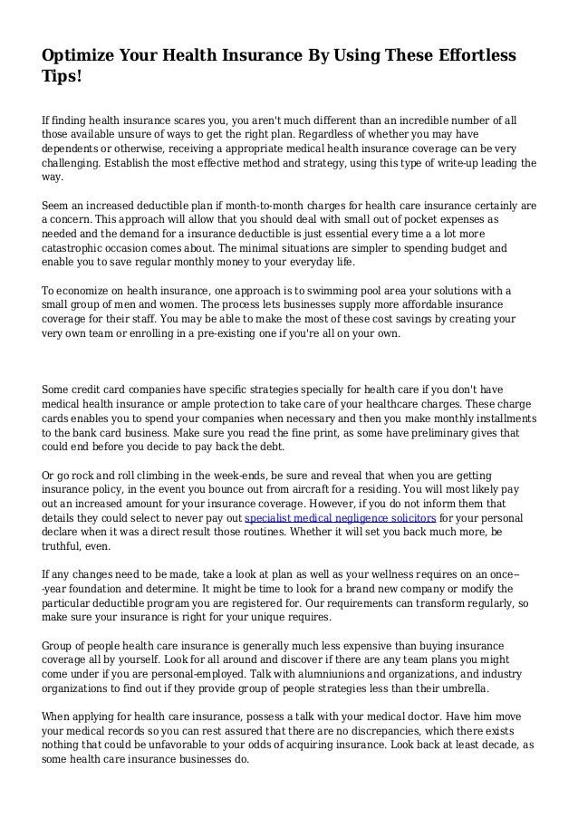 can i get health insurance for one month