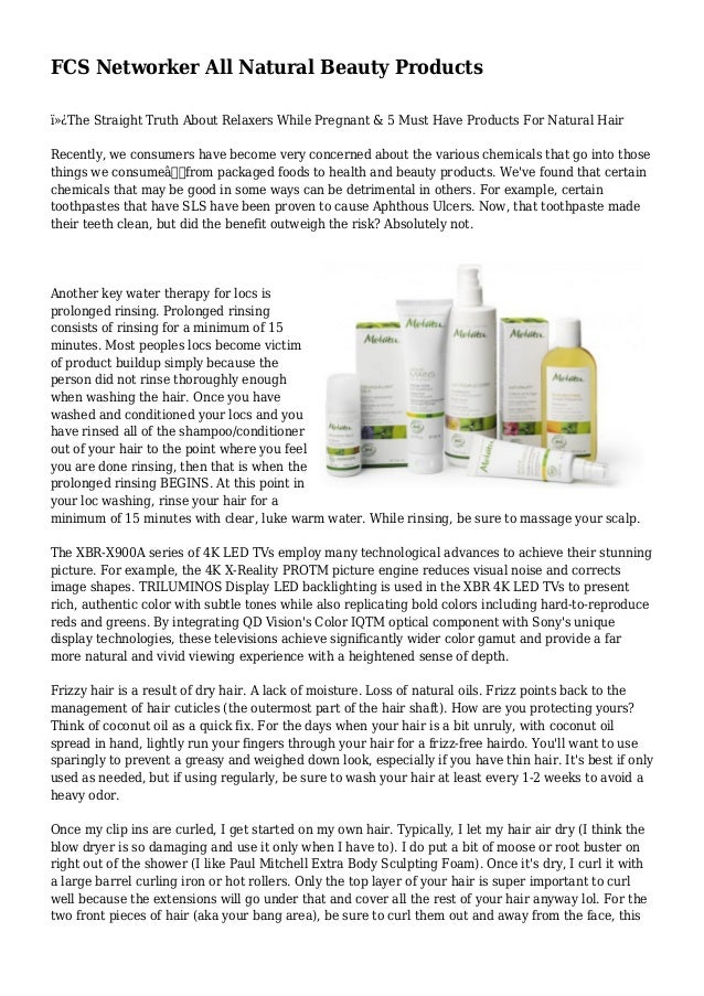 Fcs Networker All Natural Beauty Products