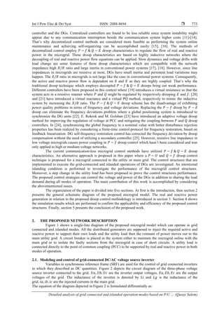 Detailed analysis of grid connected and islanded operation modes based ...