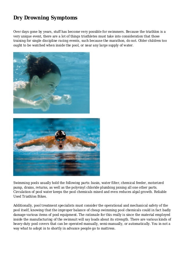 Dry Drowning Symptoms