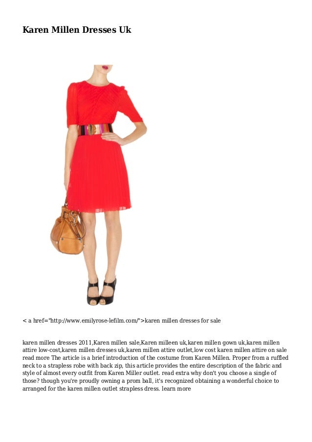 karen millen gown