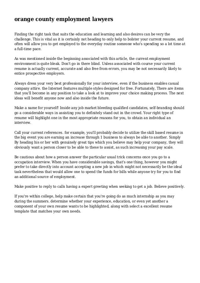 orange county lawyer