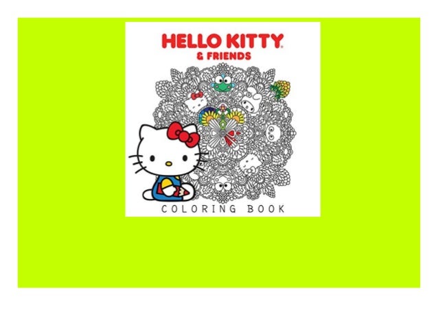 Pdf Book Hello Kitty Friends Coloring Book Read Online