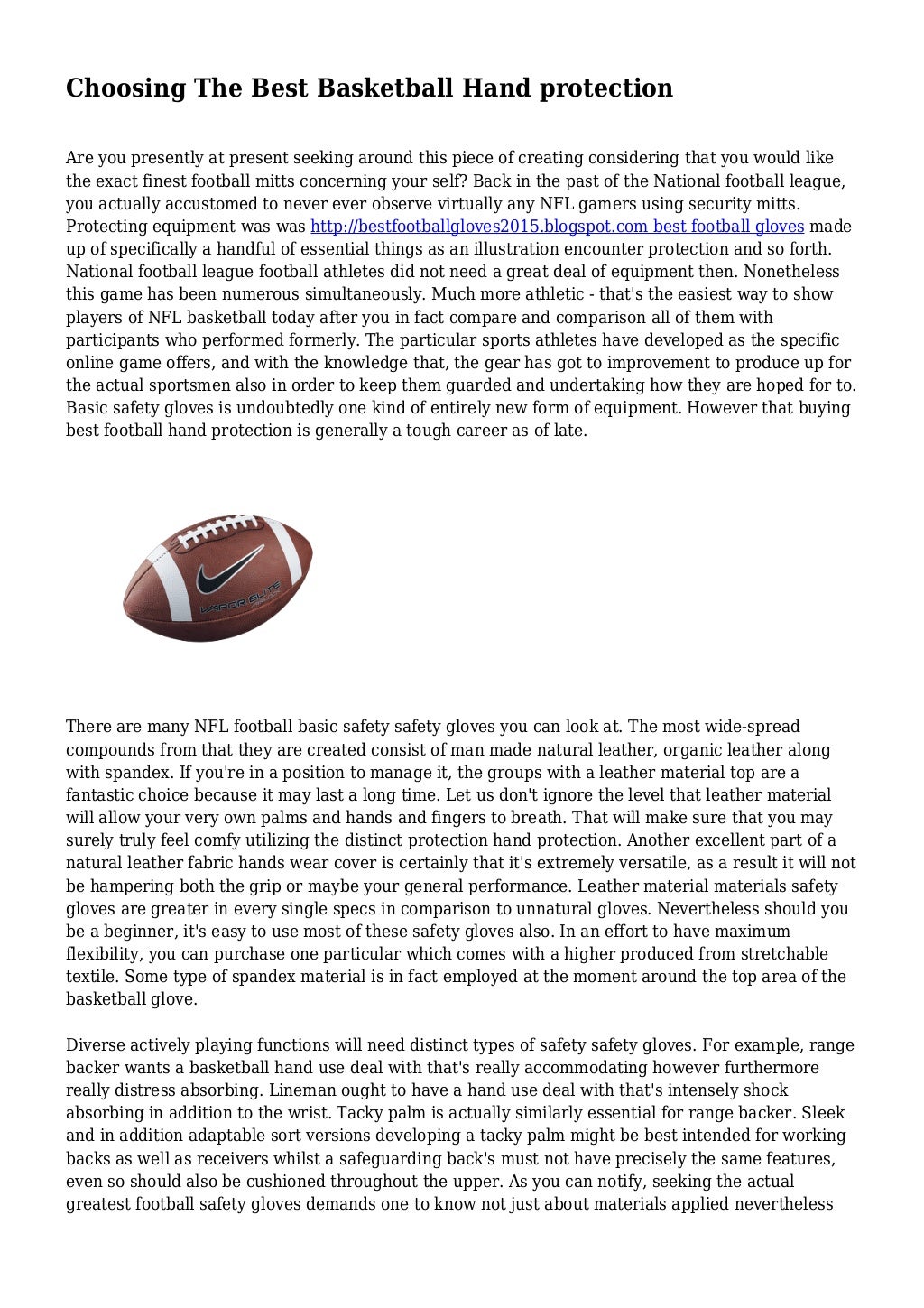 Choosing The Best Basketball Hand protection