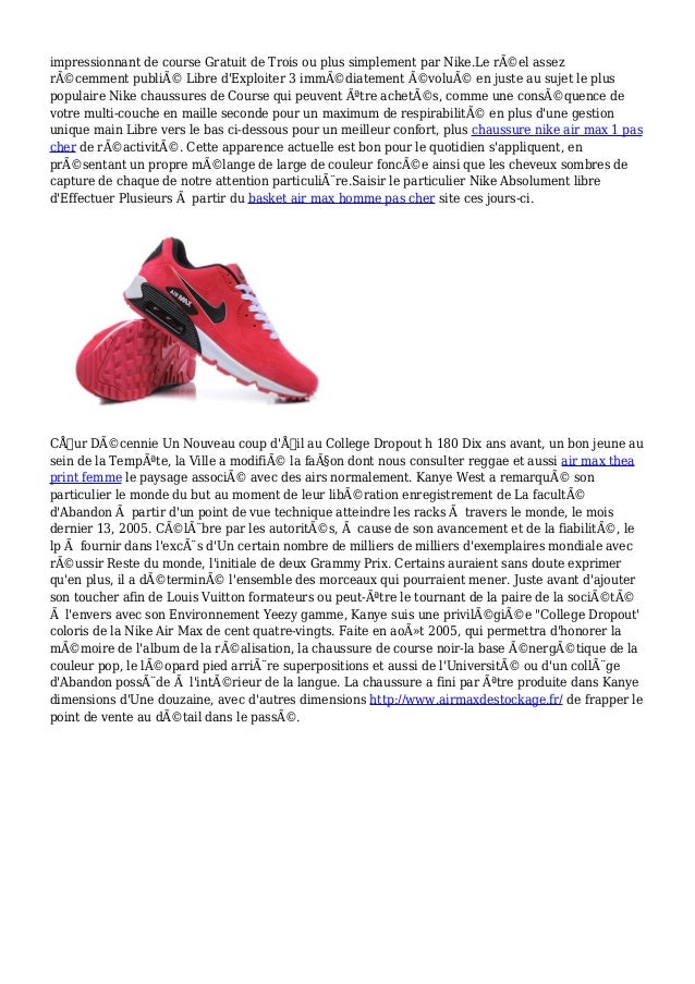 nike air max thea blanche pas cher