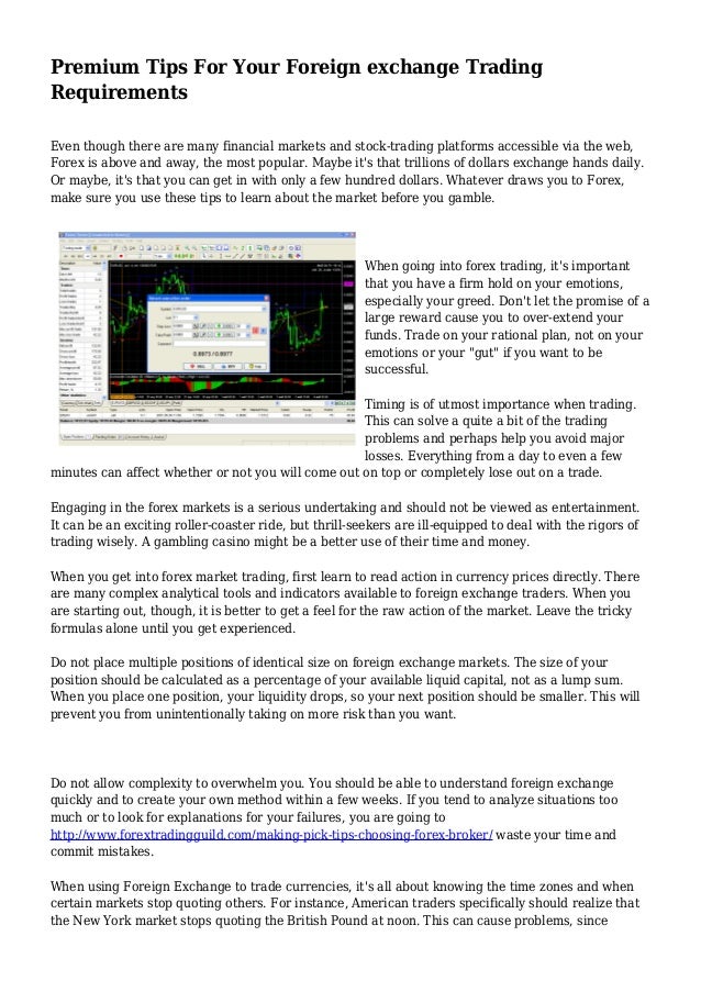 foreign exchange traders