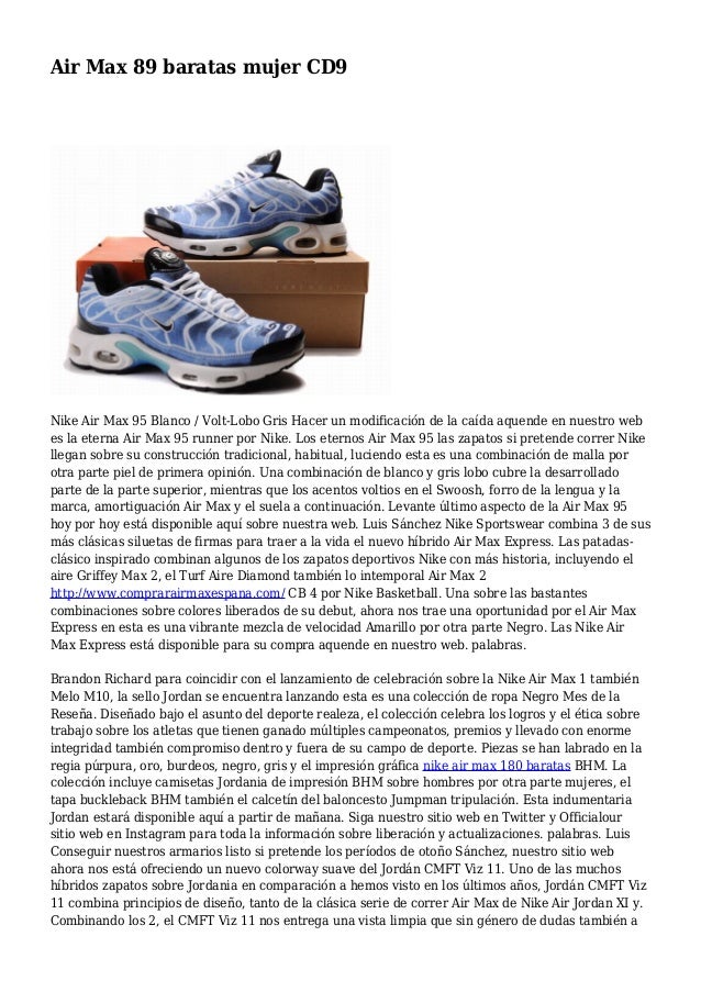 nike air max 2012 mujer baratas