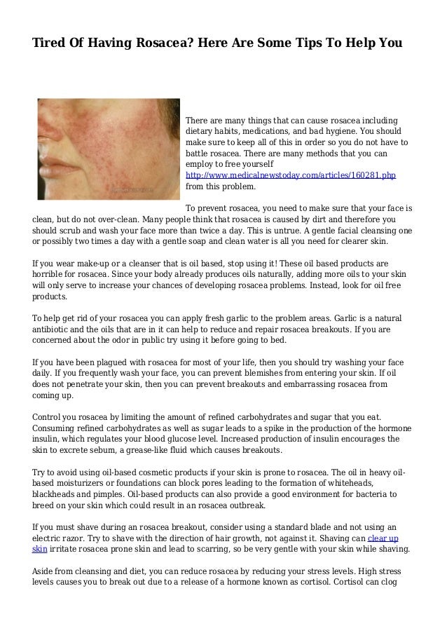 scrub rosacea