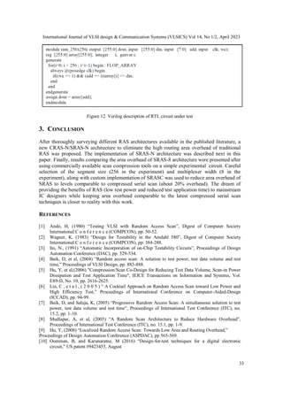 Random Access Scan AN EFFICIENT SEGMENTED RANDOM ACCESS SCANARCHITECTURE WITH TEST ...